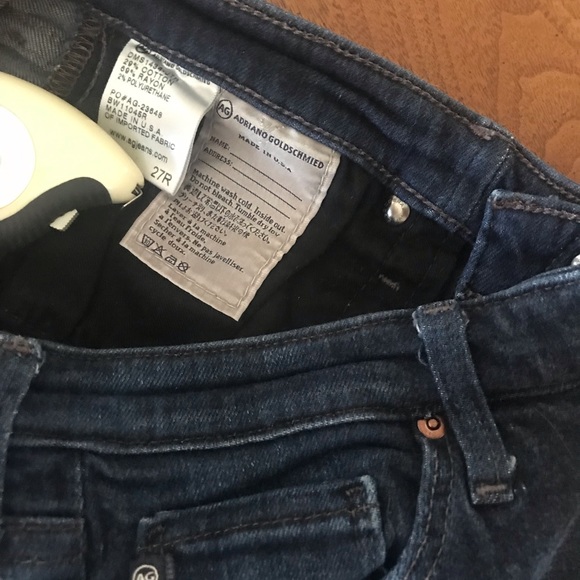 AG Adriano Goldschmied The Prima jeans. Mid-rise waist. Size 27R - Picture 12 of 14
